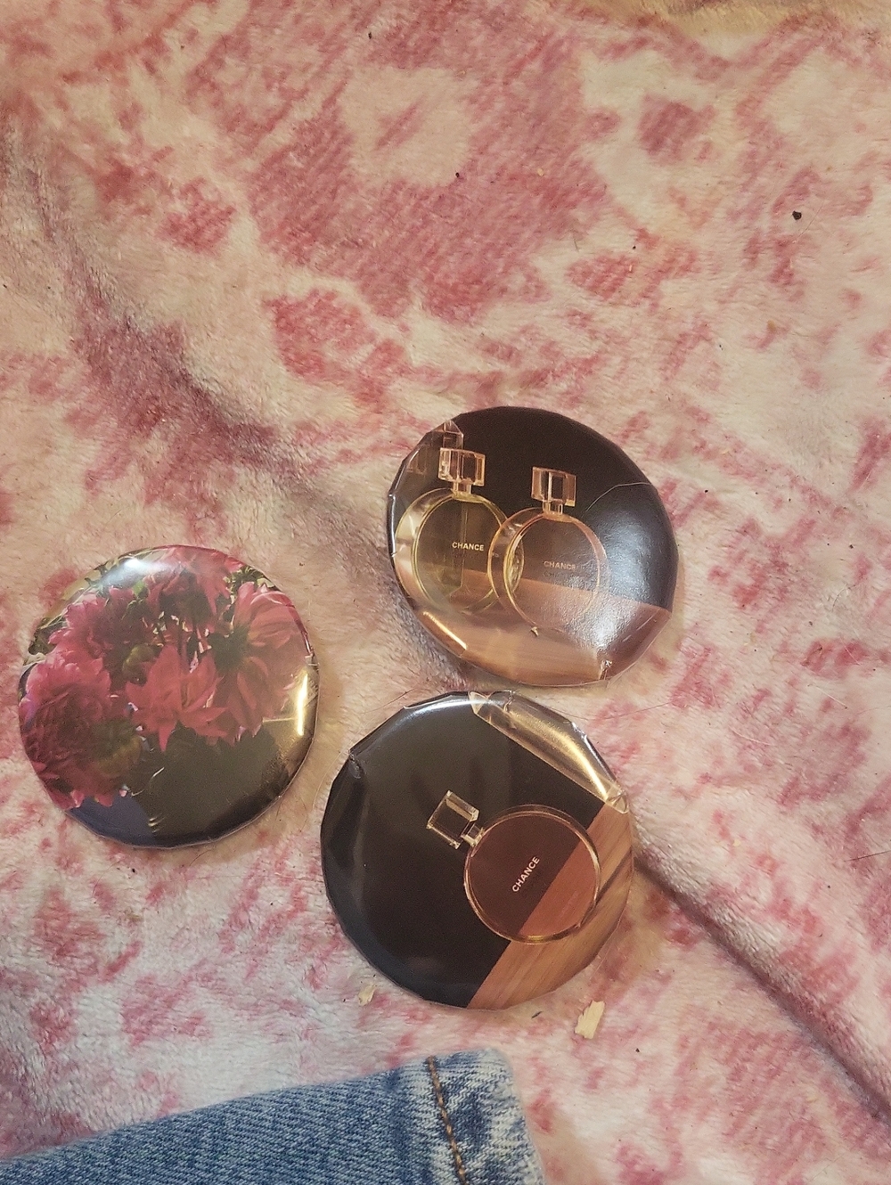 Handmade Pins Set Of 3